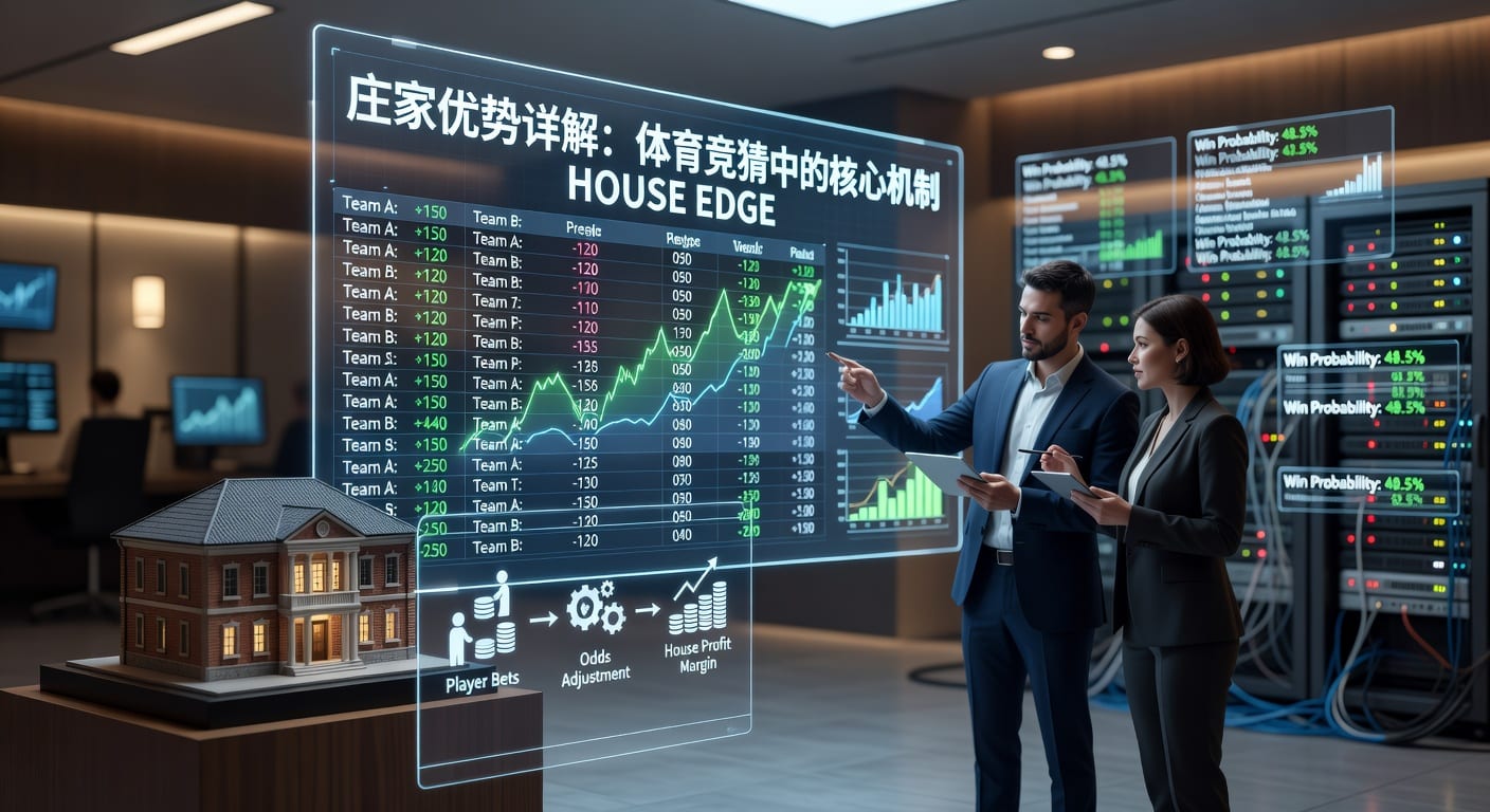 庄家优势 house edge 解析：体育玩家看懂长期赔率差