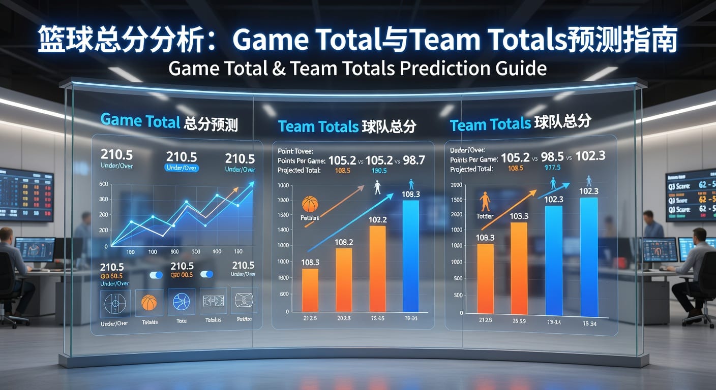 篮球总分 game total team totals 实战判断思路